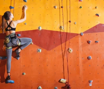 rock climbing